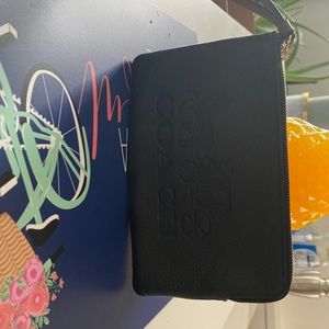 Black coach wristlet